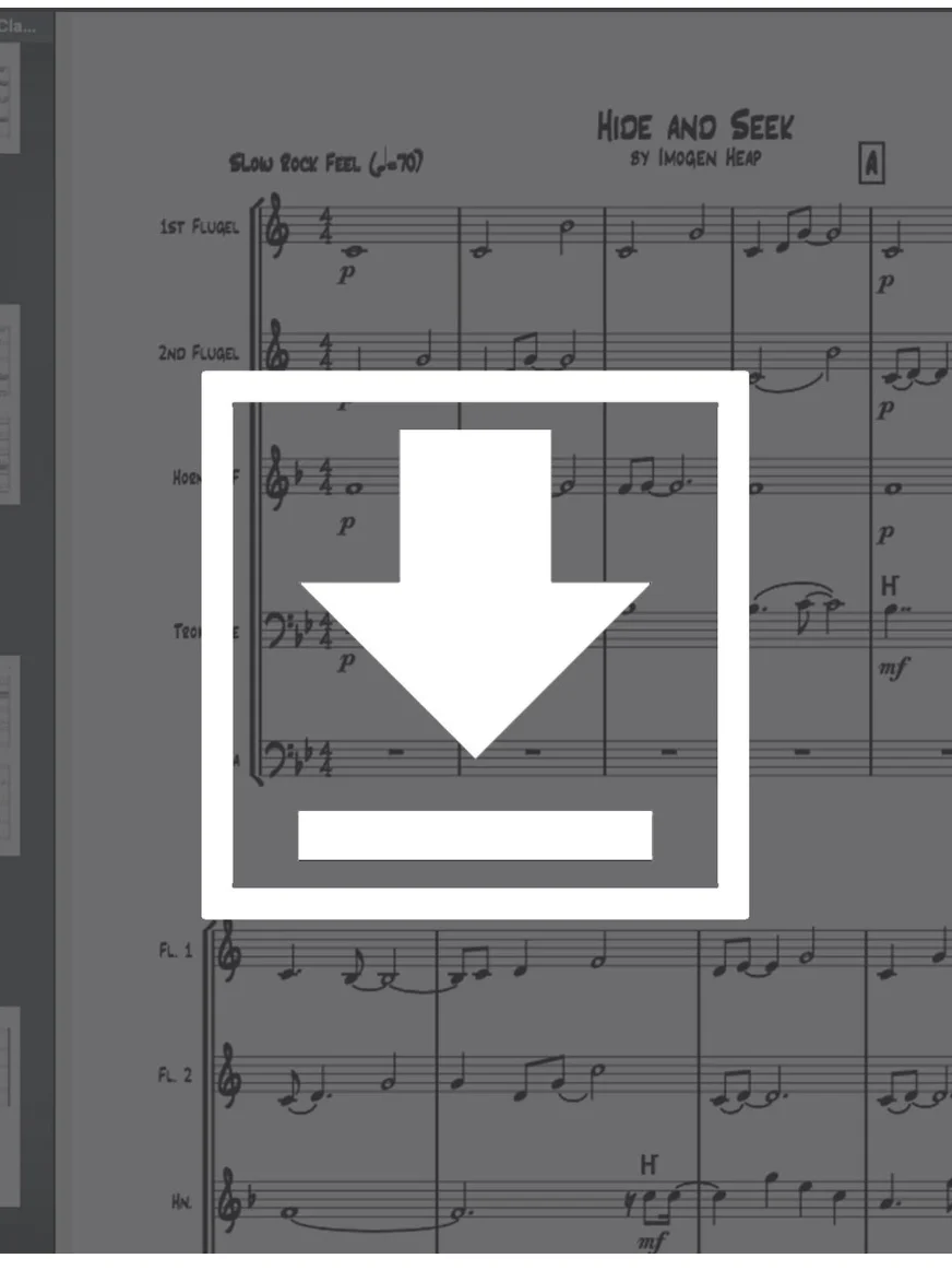 BRASS QUINTET: "HIDE AND SEEK" BY IMOGEN HEAP (Arr. Chris Coletti) product image (1)
