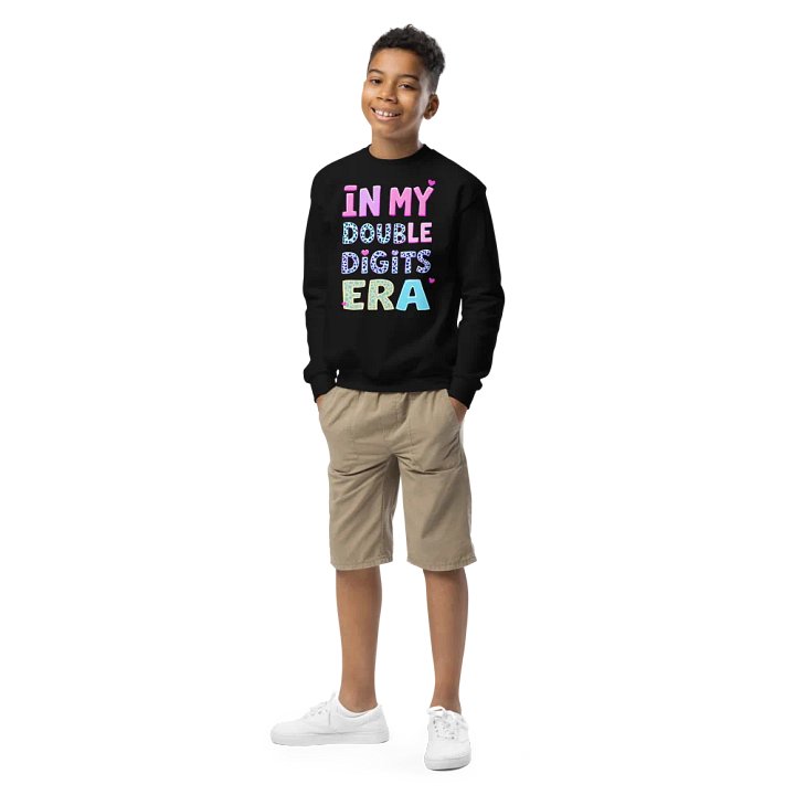 In My Double Digits Era - 10th Birthday T-Shirt for Kids & Tweens Sweatshirt product image (1)