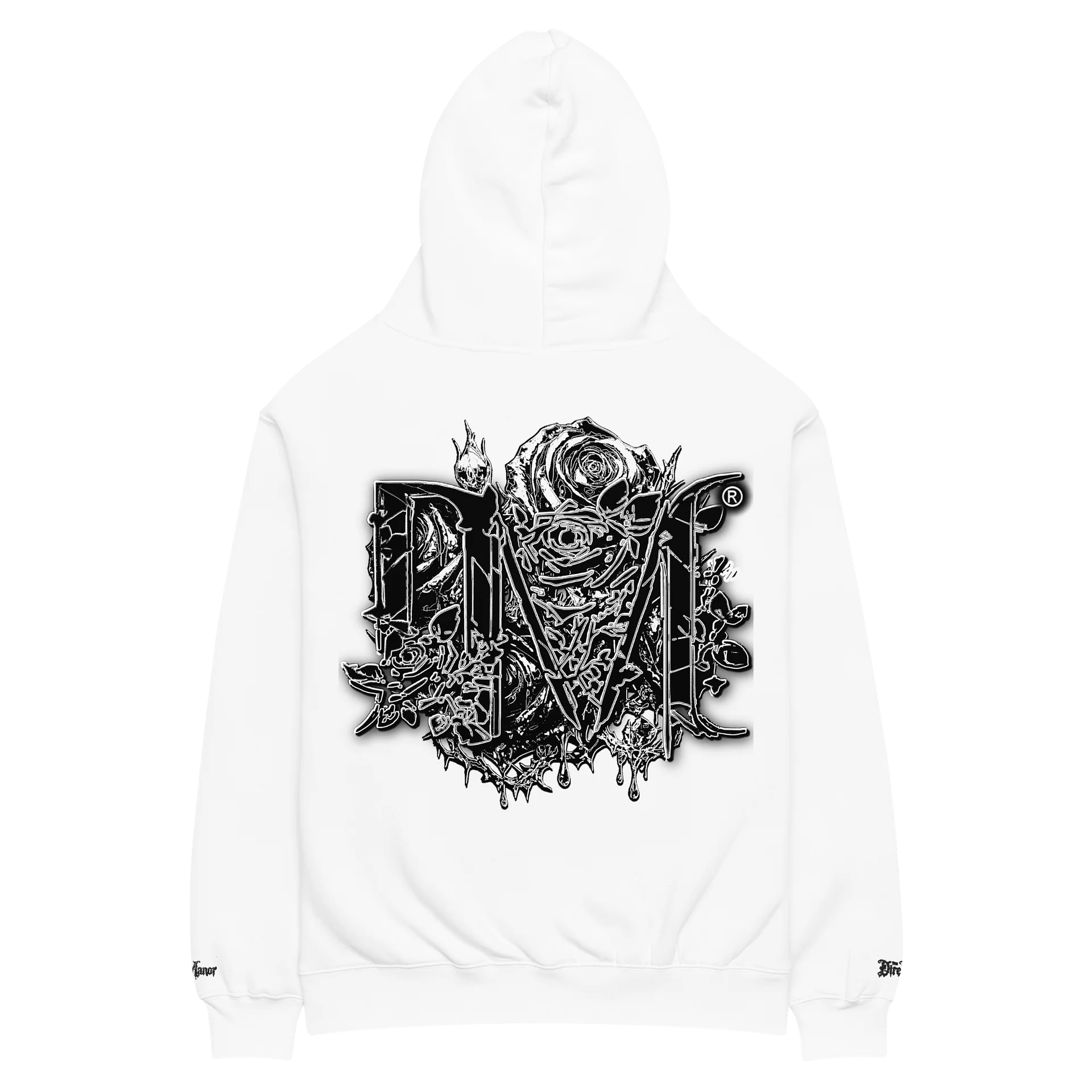 THE DIRE MANOR® FOUNDER HOUSE SIGNATURE HOODIE — IVORY product image (6)