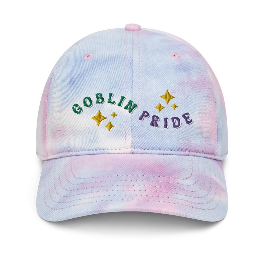 Embroidered Goblin Pride Tie-Dye Hat product image (3)