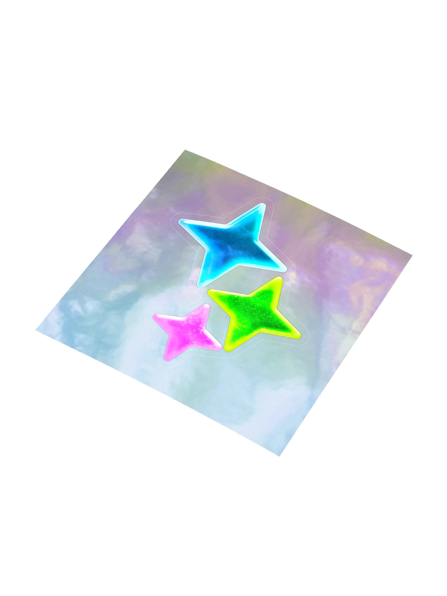 Gummy Frutiger Aero Stars (Sticker) product image (3)