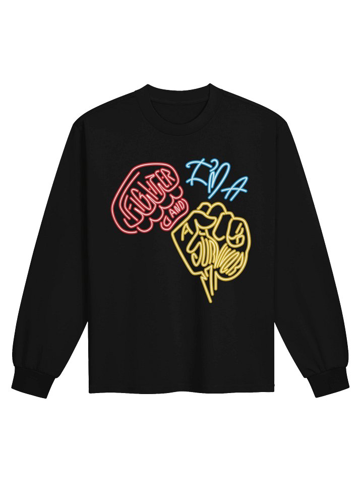 Neon I'm A Fighter And Survivor Long Sleeve Tee product image (2)