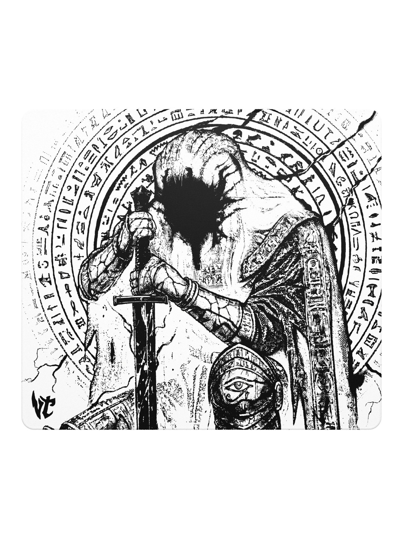 DESOLATION Cloth Mousepad (White Edition) product image (1)