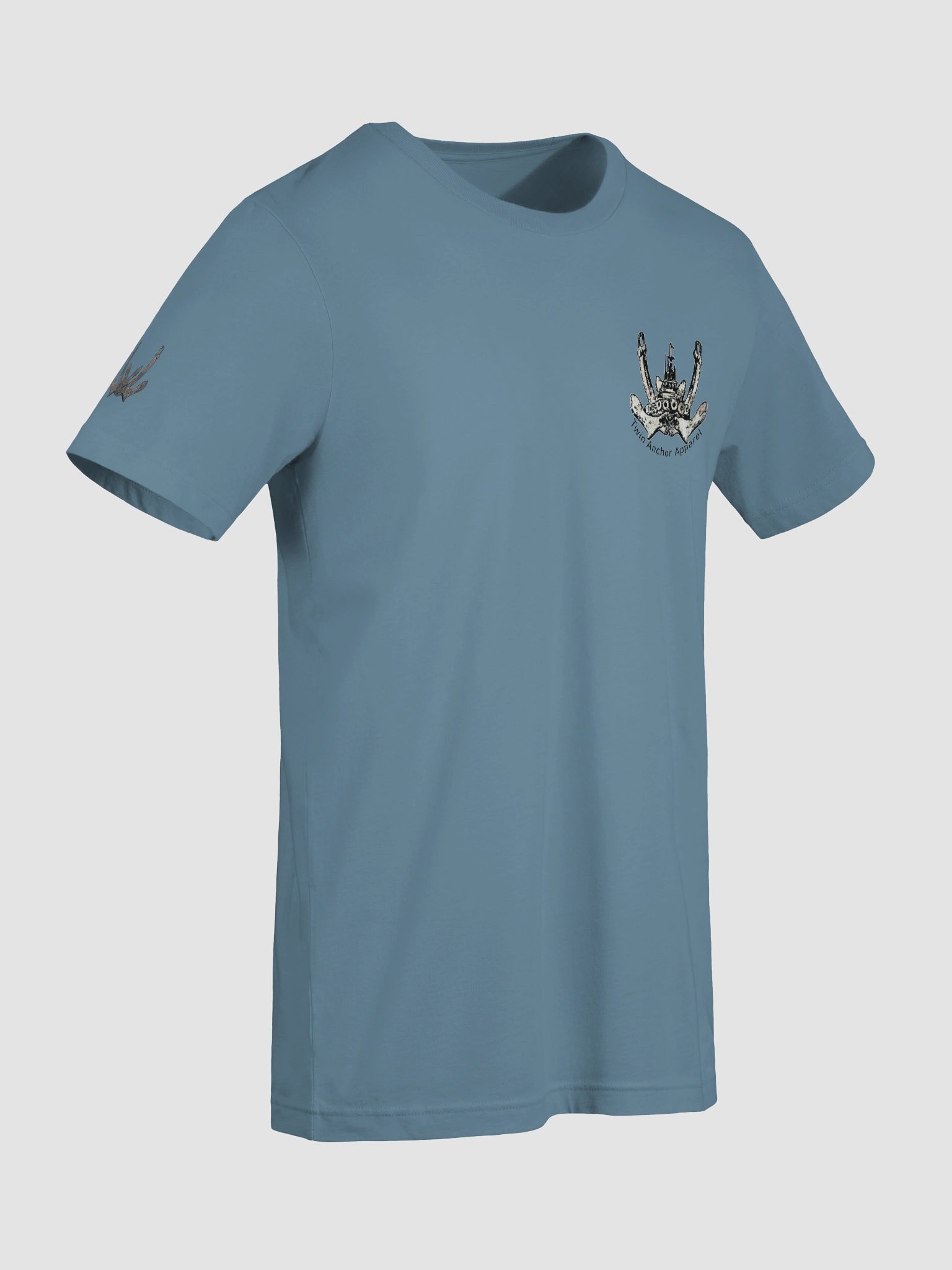 Ship Wheel & Terri L. Brusco – Vigilant Marine Workwear | Twin Anchor Apparel Sternwatch Tee Line product image (9)