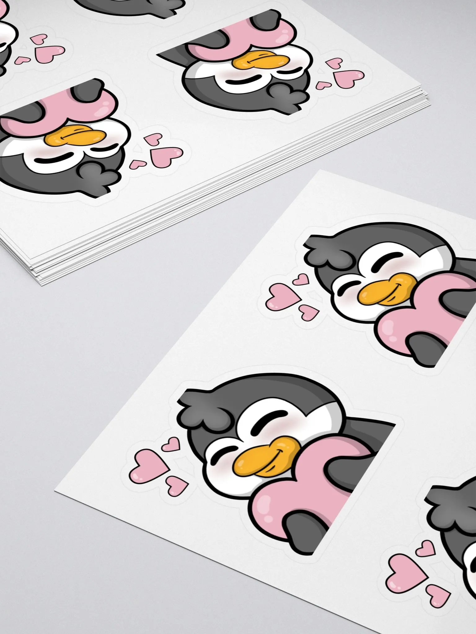 "Holding Heart" Lil' Guy - Sticker Sheet product image (4)