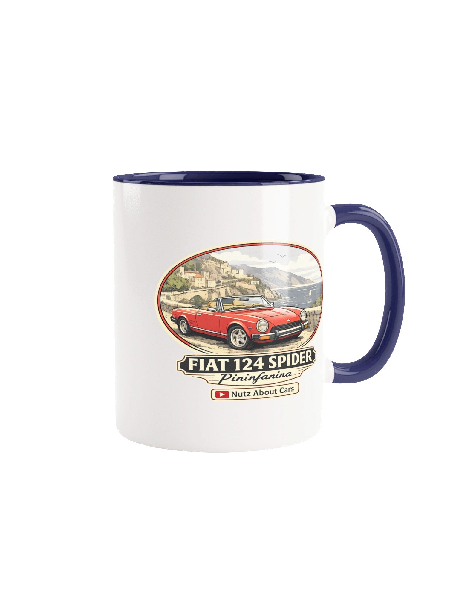 Fiat 124 Spider Convertible Mug product image (7)