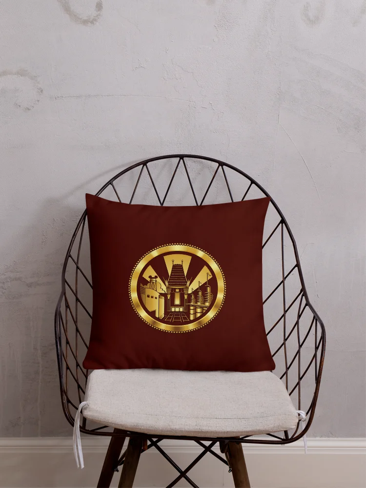 Studio Seal Pillow - Maroon product image (2)