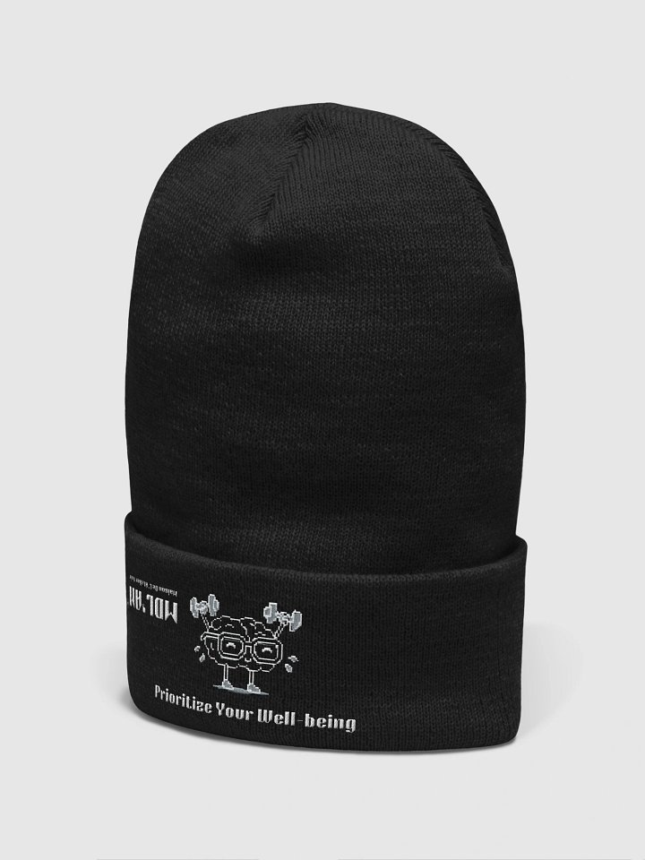 MDL'AN® | Prioritize Your Well-Being - Pixel Art Cuffed Beanie product image (10)