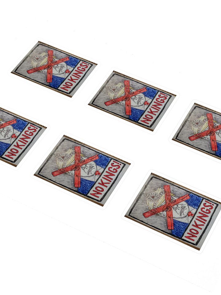 NO KINGS! Sticker Sheet product image (2)