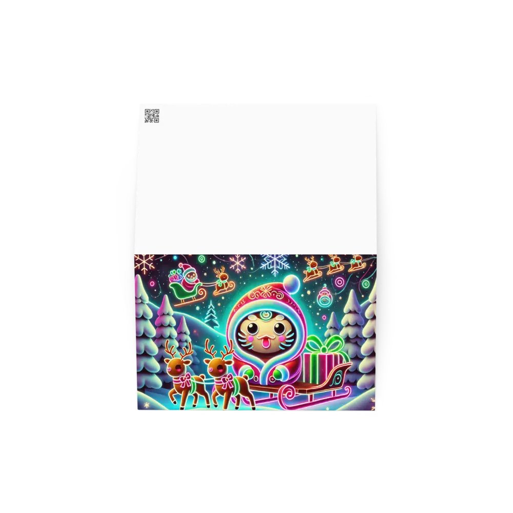 楽園の達磨お正月グリーティングカード product image (2)