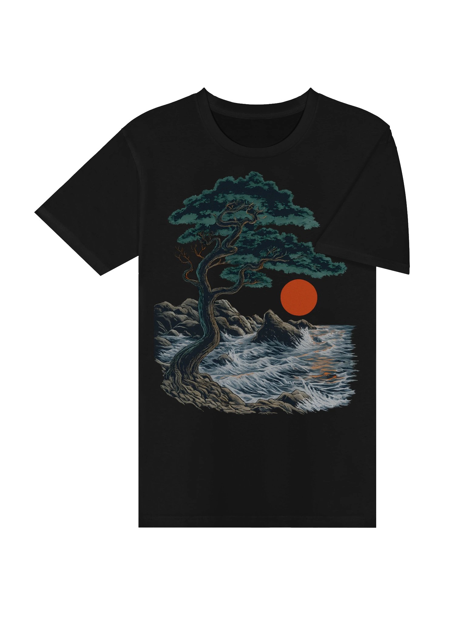 Japanese Sunset Tree TShirt product image (4)