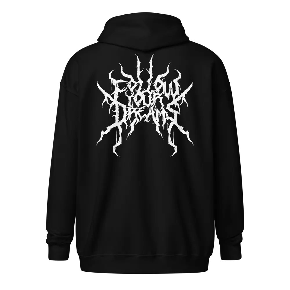 Follow Your Dreams (White Logo) - Zip Hoodie product image (2)