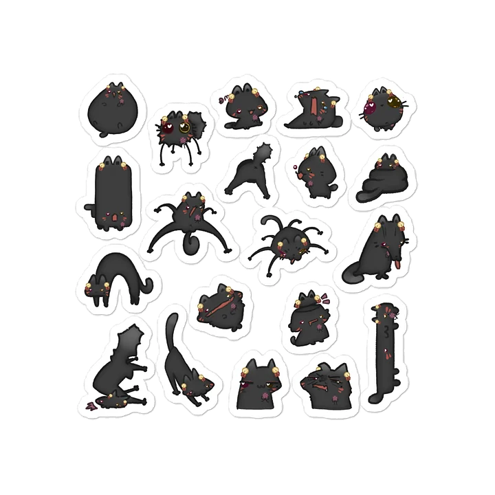 Feral Freak Sticker sheet (dark) product image (1)