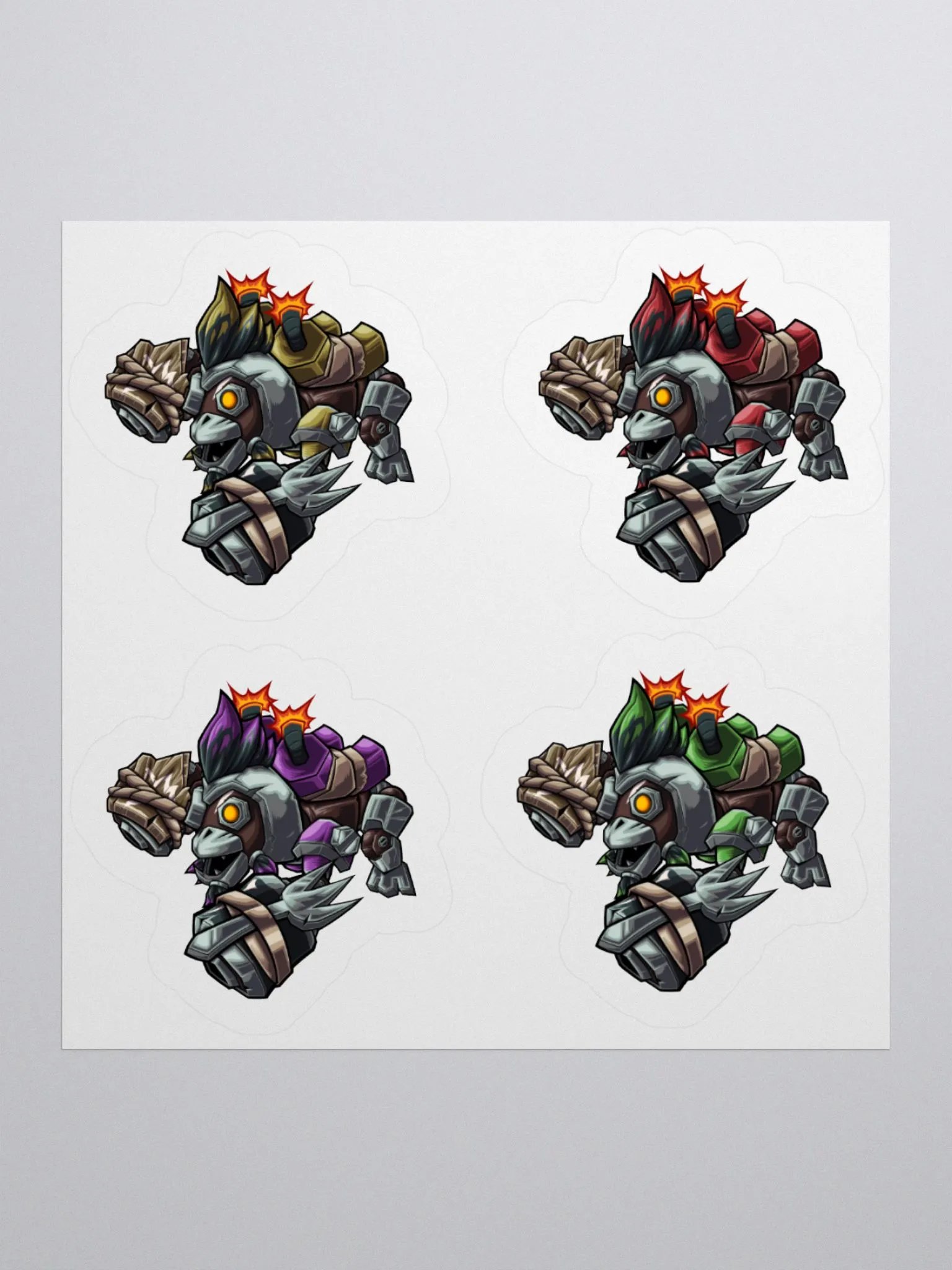 Gorilla Sticker Set product image (1)
