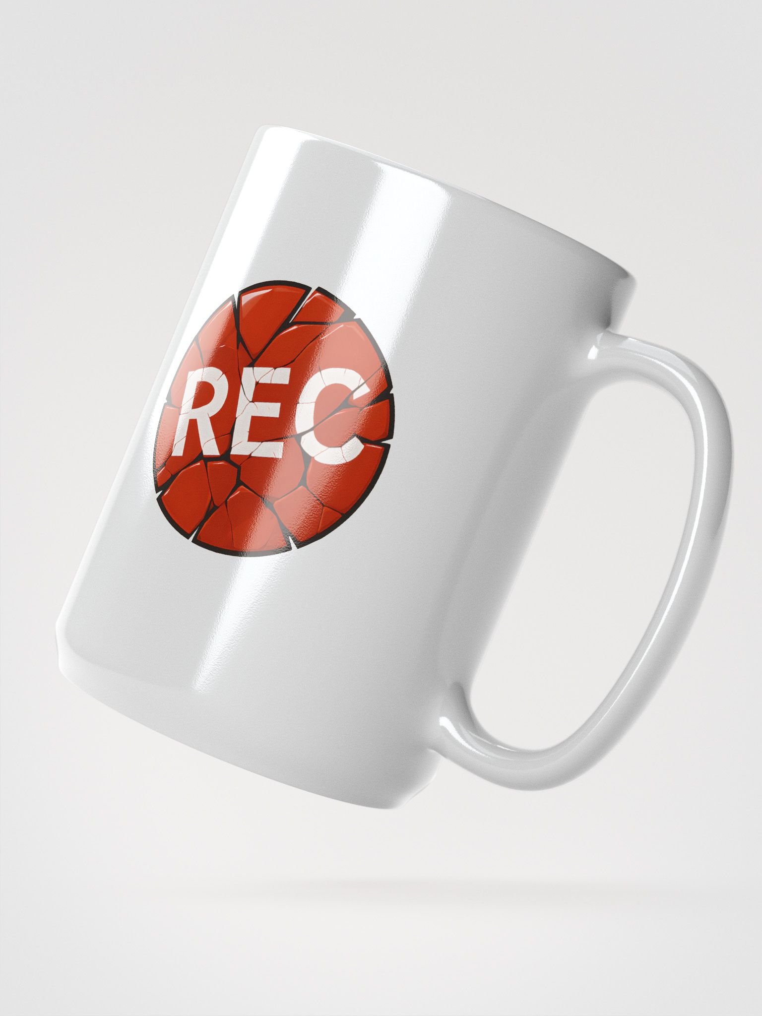 White REC Mug product image (2)