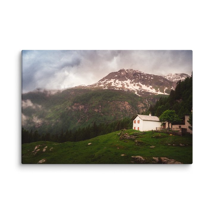 Mountain Quiet in the Alps, Switzerland Canvas Print product image (1)