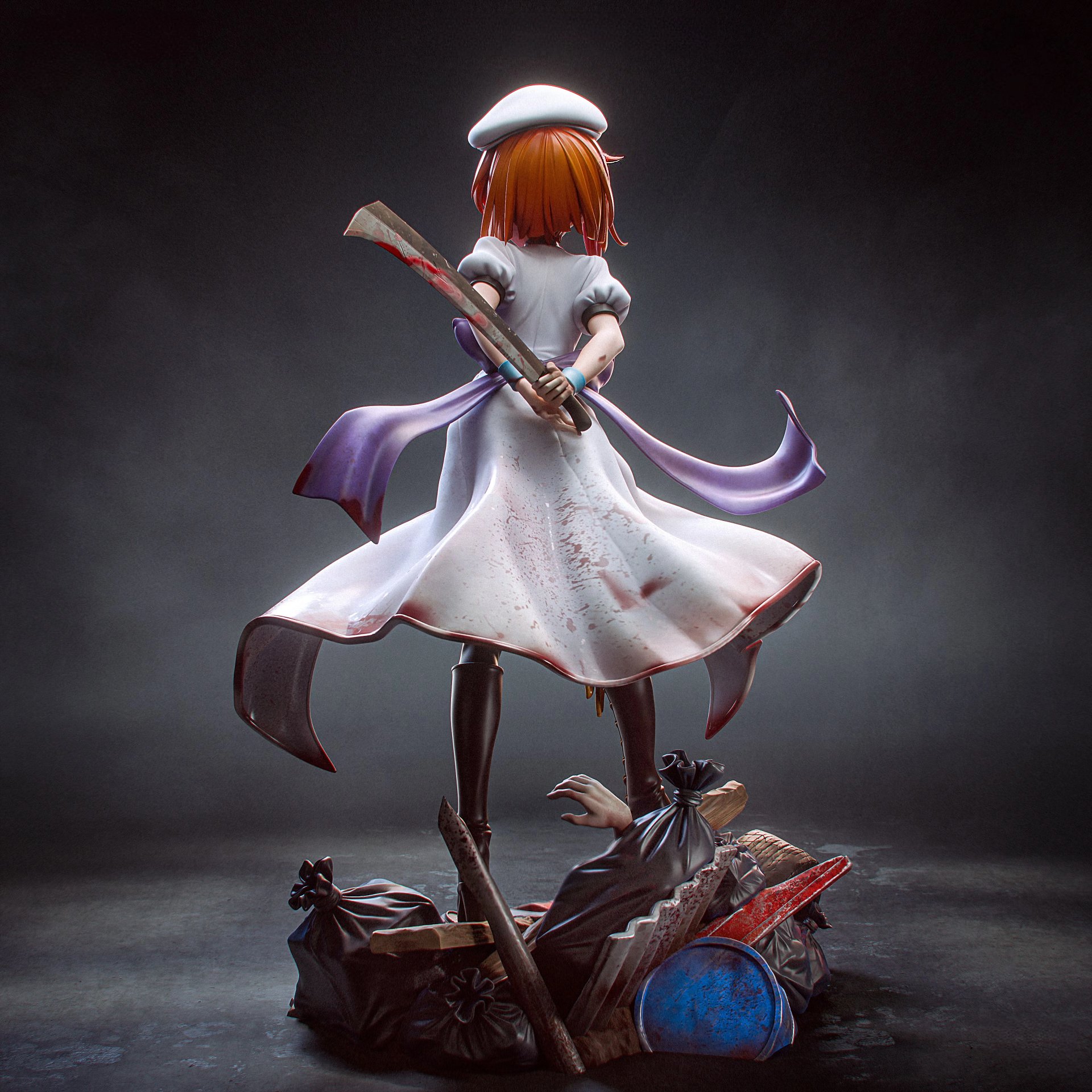 [When They Cry] Rena Ryuugu 3D Printable Model STL product image (4)
