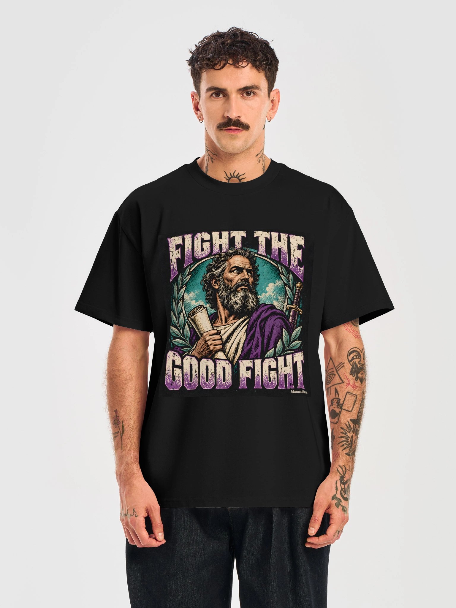 Fight the Good Fight Vintage Graphic Tee product image (34)