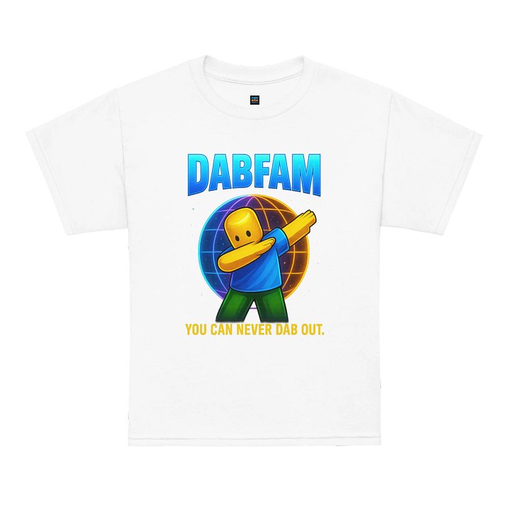 DabFam Certified Basic Youth Tee – You Can Never Dab Out product image (57)