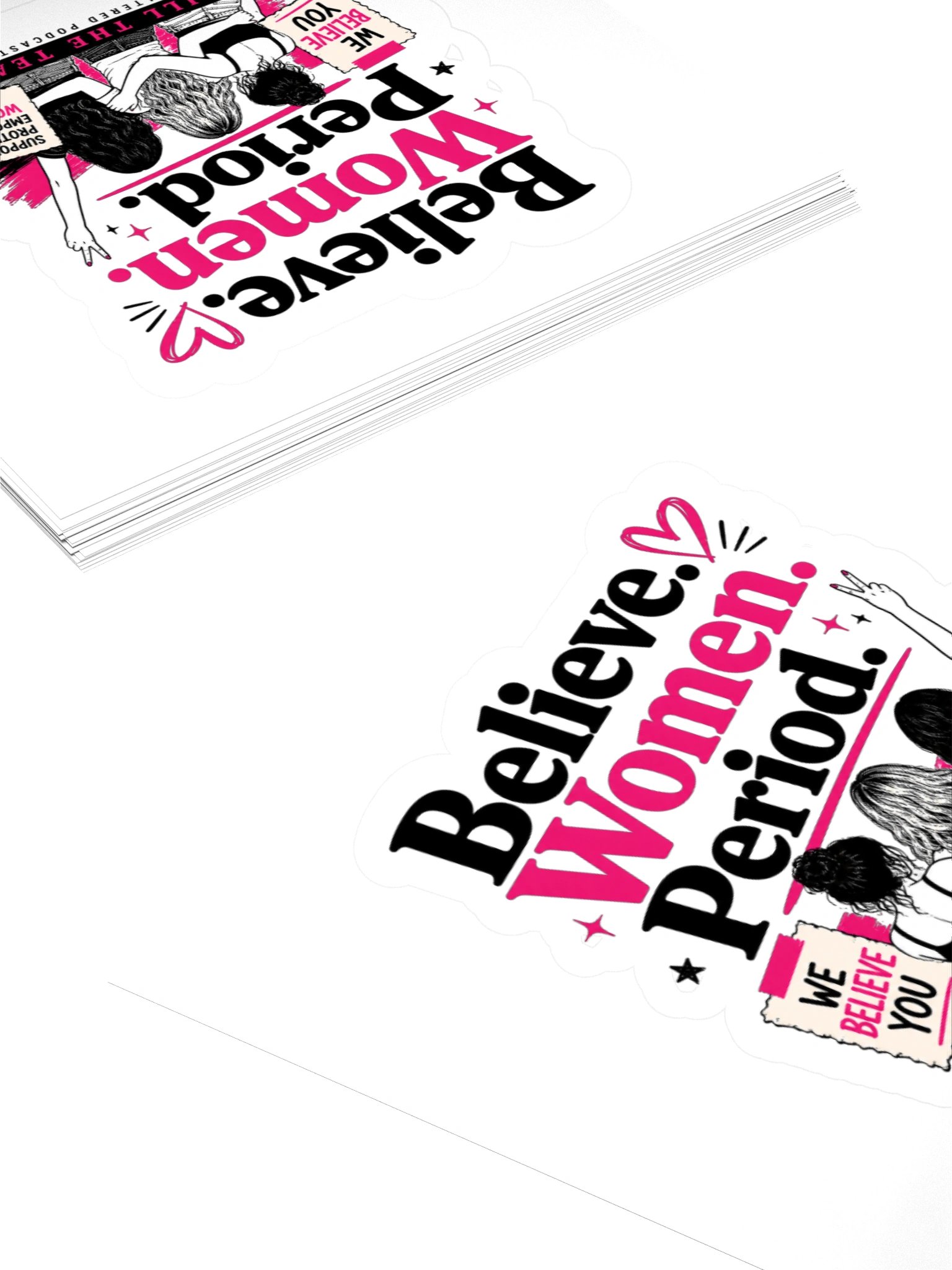 Women. Believe. Empower. Kiss Cut Sticker product image (4)