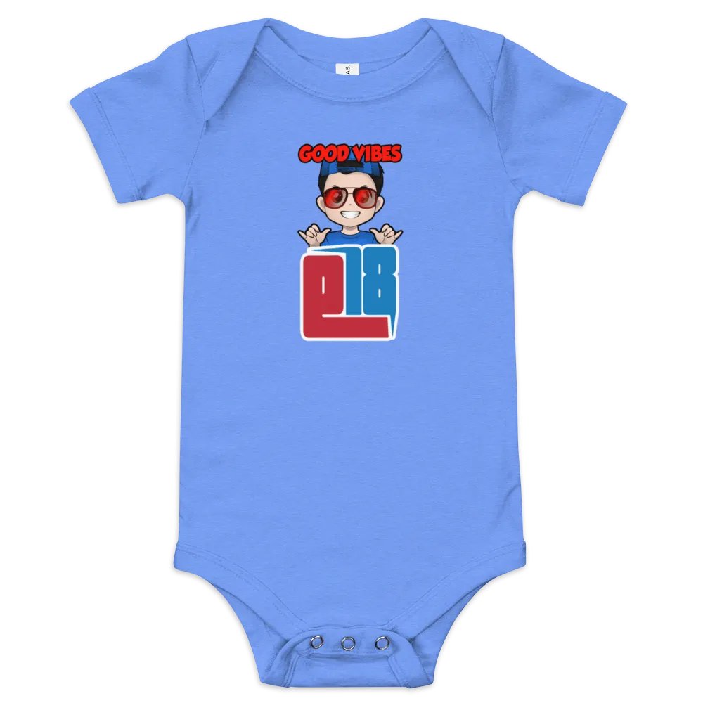 E18 Good Vibes Baby Onesie product image (1)