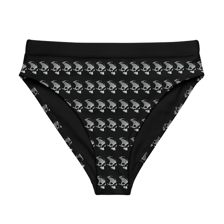 Armada Skull All-Over Print Recycled High Waisted Bikini Bottom product image (1)