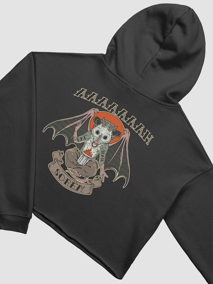 Anxiety Possum Crop Hoodie product image (1)