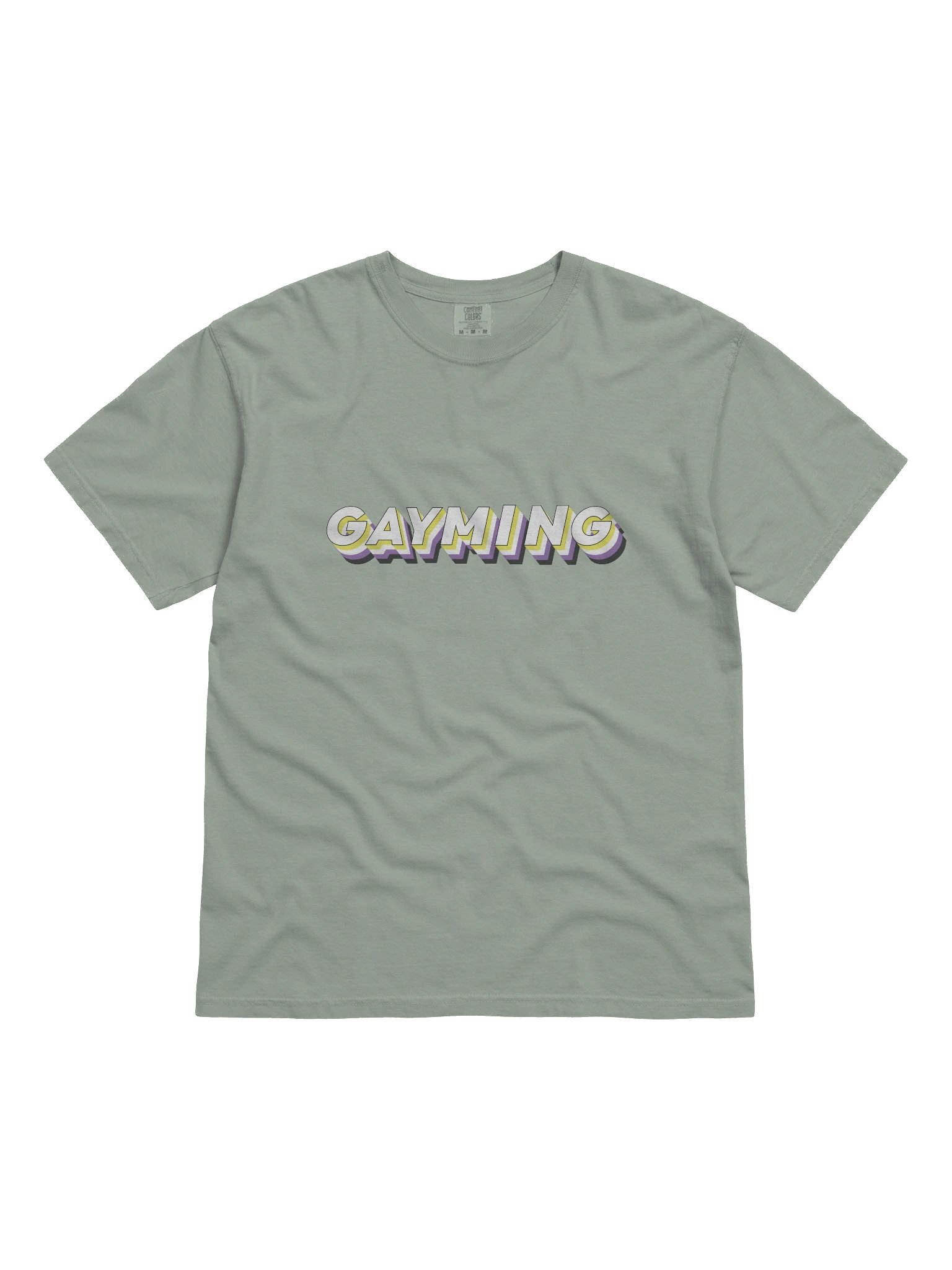 Gayming Nonbinary Pride Tee product image (1)