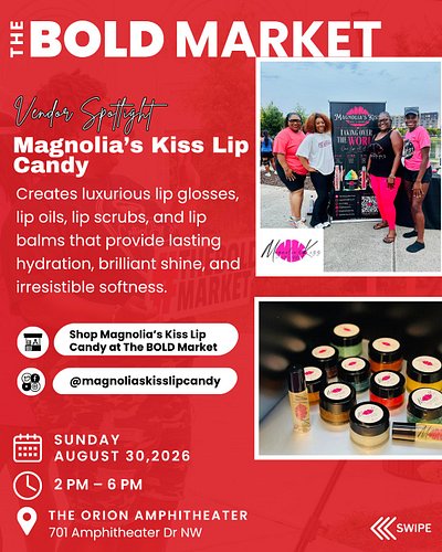 💋 Vendor Spotlight: Magnolia's Kiss Lip Candy 

Meet Krishana Scruggs, founder of Magnolia's Kiss Lip Candy, where luxurious ...