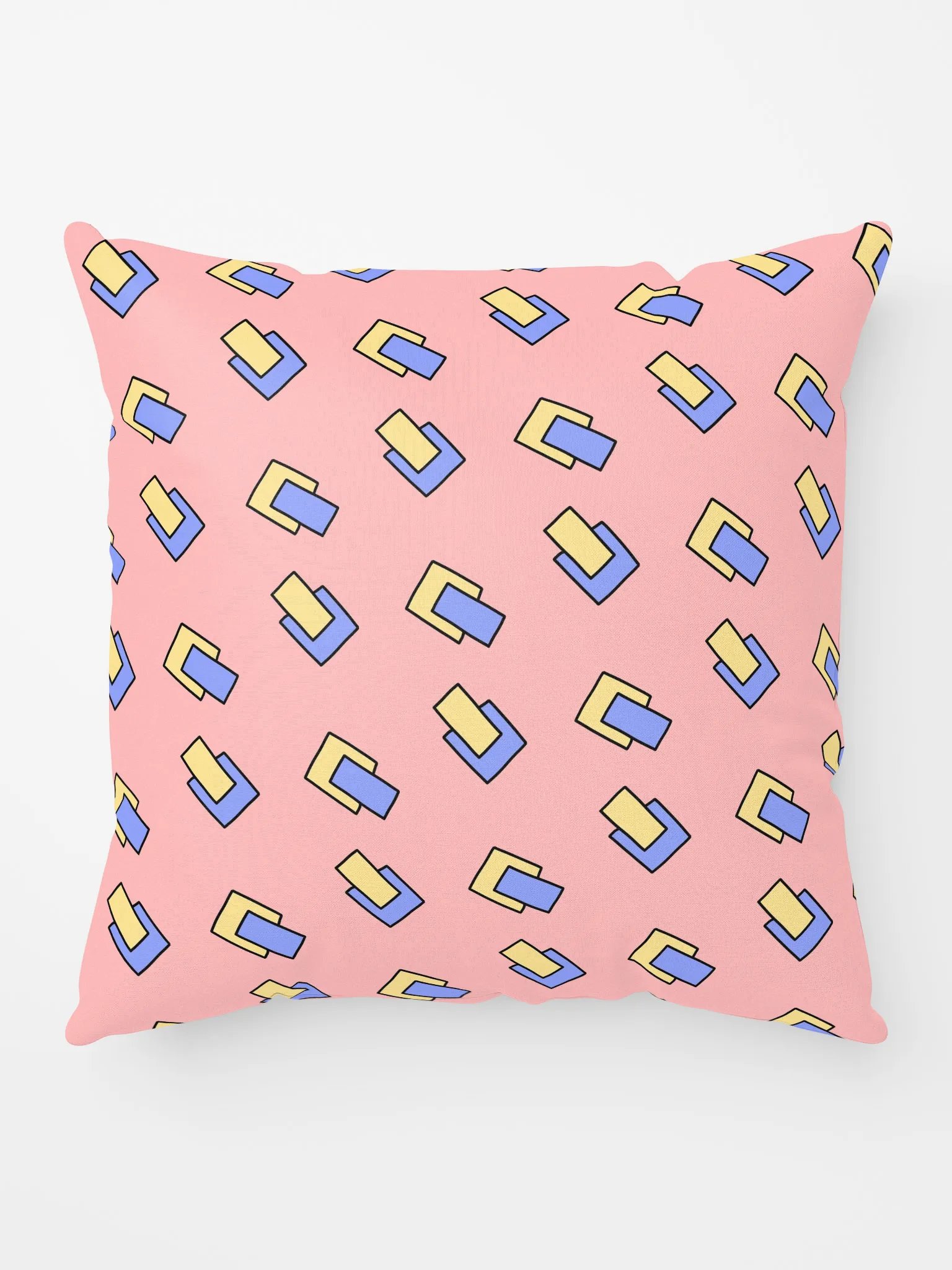 Modern Memphis Throw Pillow - Pink product image (5)