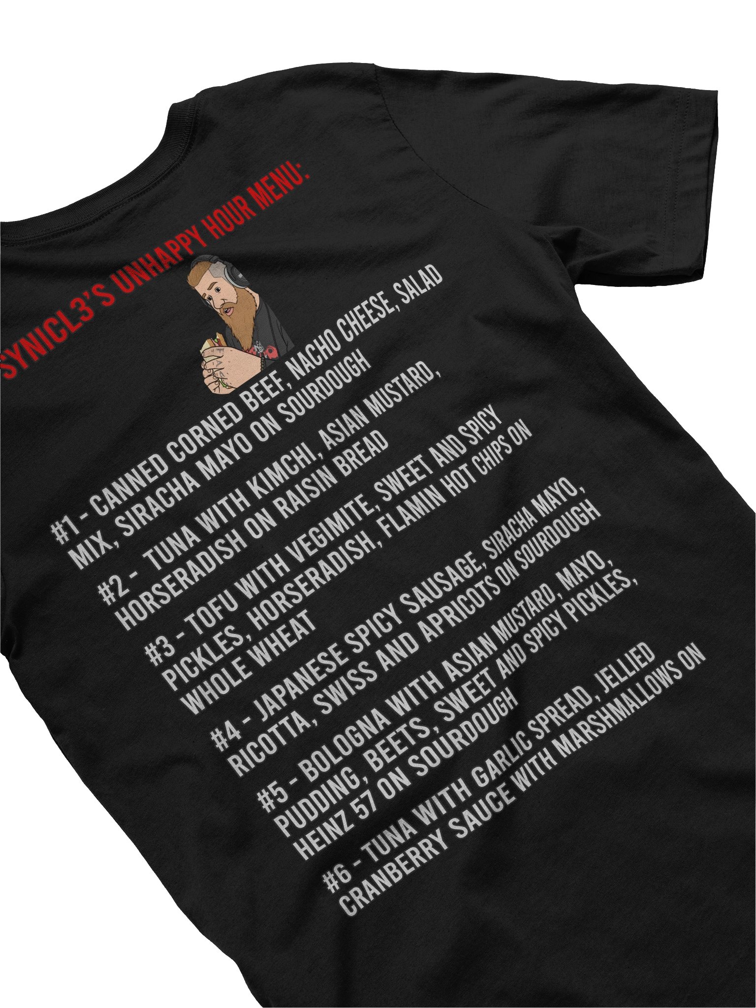Dec 2025 Subathon - Menu Tee product image (32)