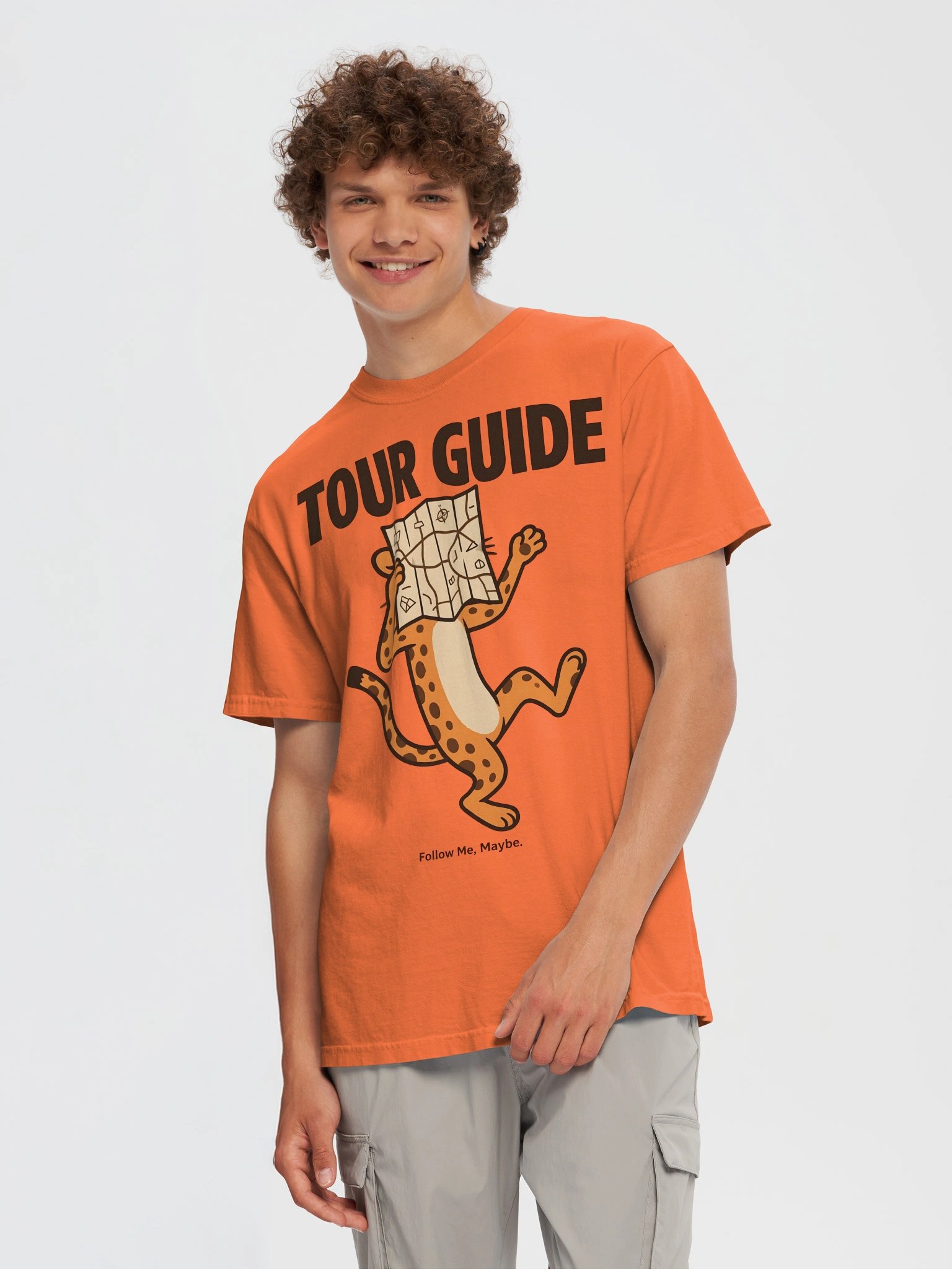 Tour Guide cheetah graphic tee product image (5)