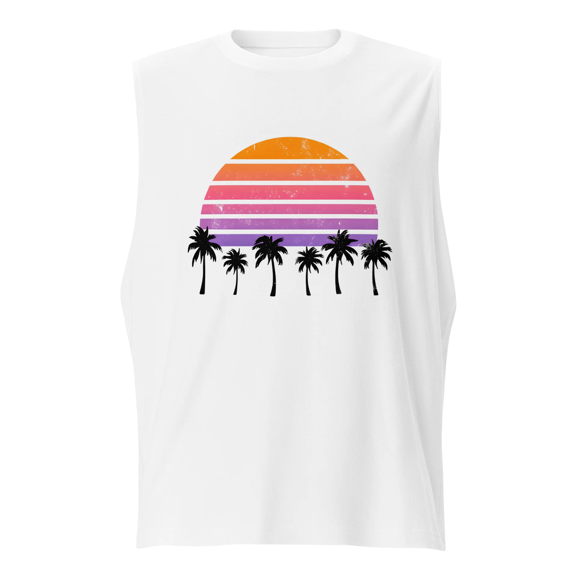 Tropical Sunset Muscle Tank product image (1)