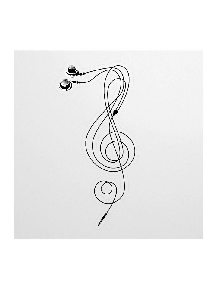 Earbud Clef sticker product image (1)