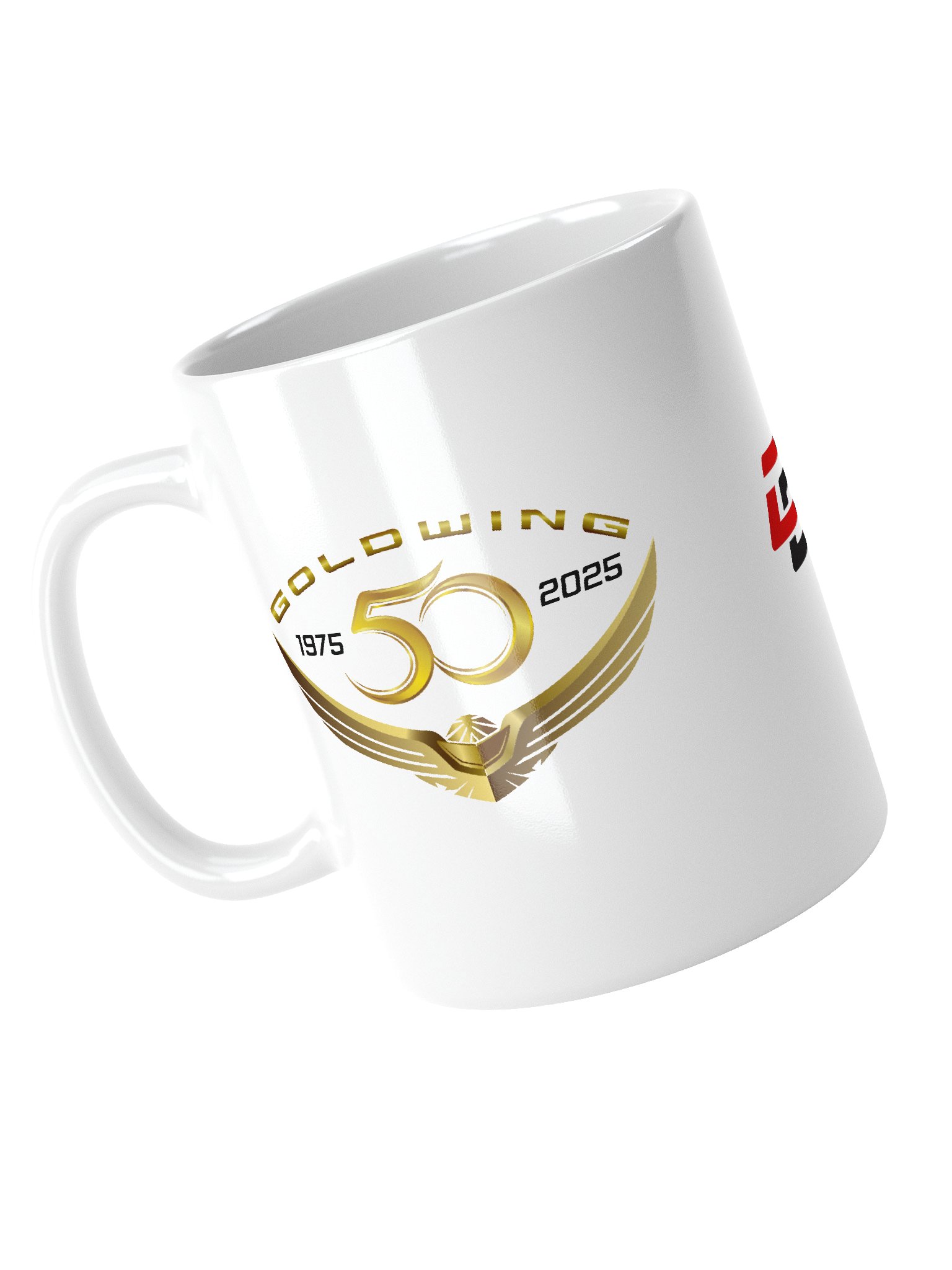 White 50th Anniversary Goldwing Coffee Mug product image (7)