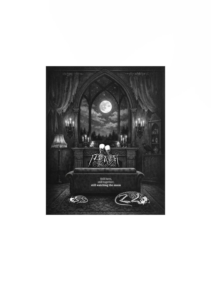 Still Watching the Moon - Art Print product image (2)