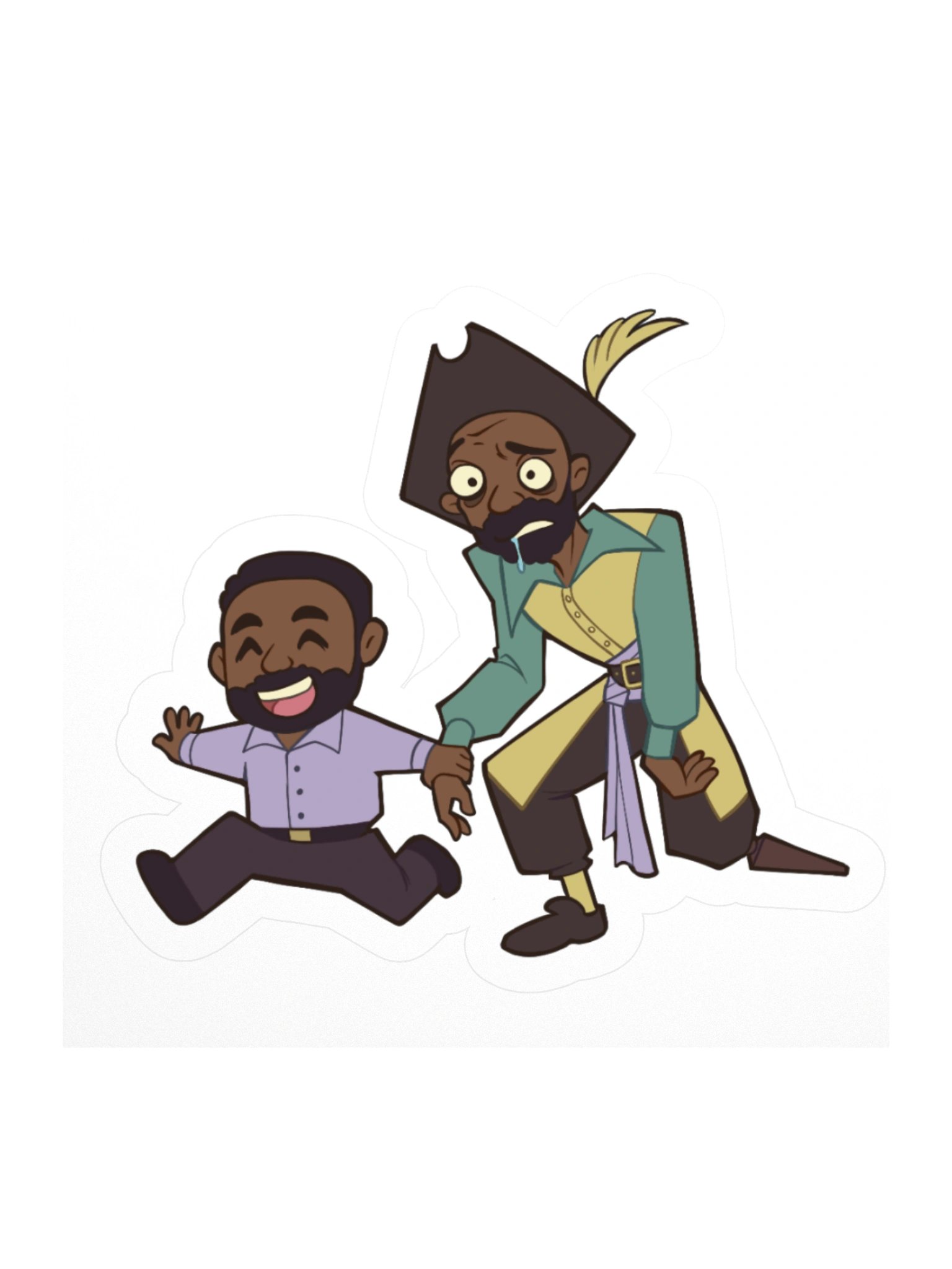 Clark & Cap'n Clark - Backrooms Inspired Sticker product image (1)
