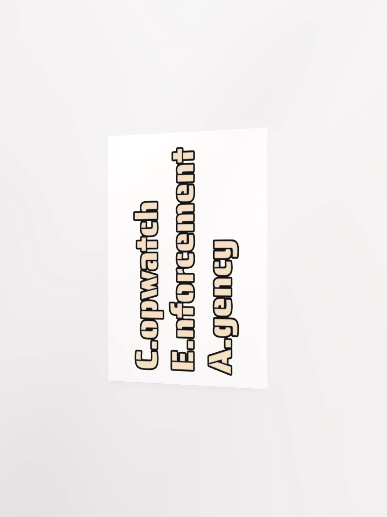 COPWATCH ENFORCEMENT AGENCY product image (2)
