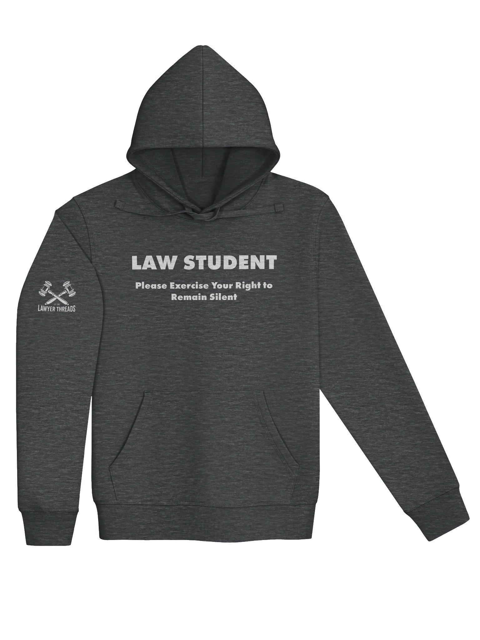 Law Student - Hoodie - Remain Silent product image (4)