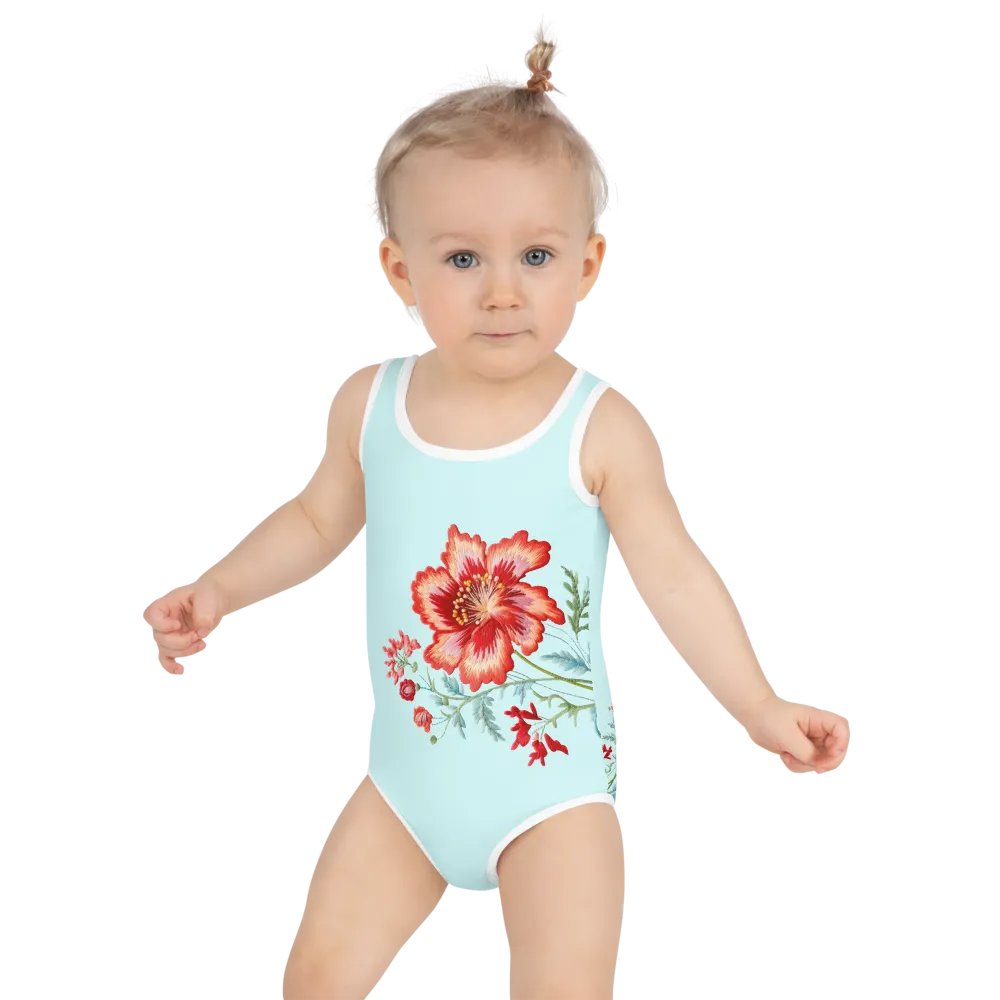 Radiant Blooms Kids Swimsuit product image (1)