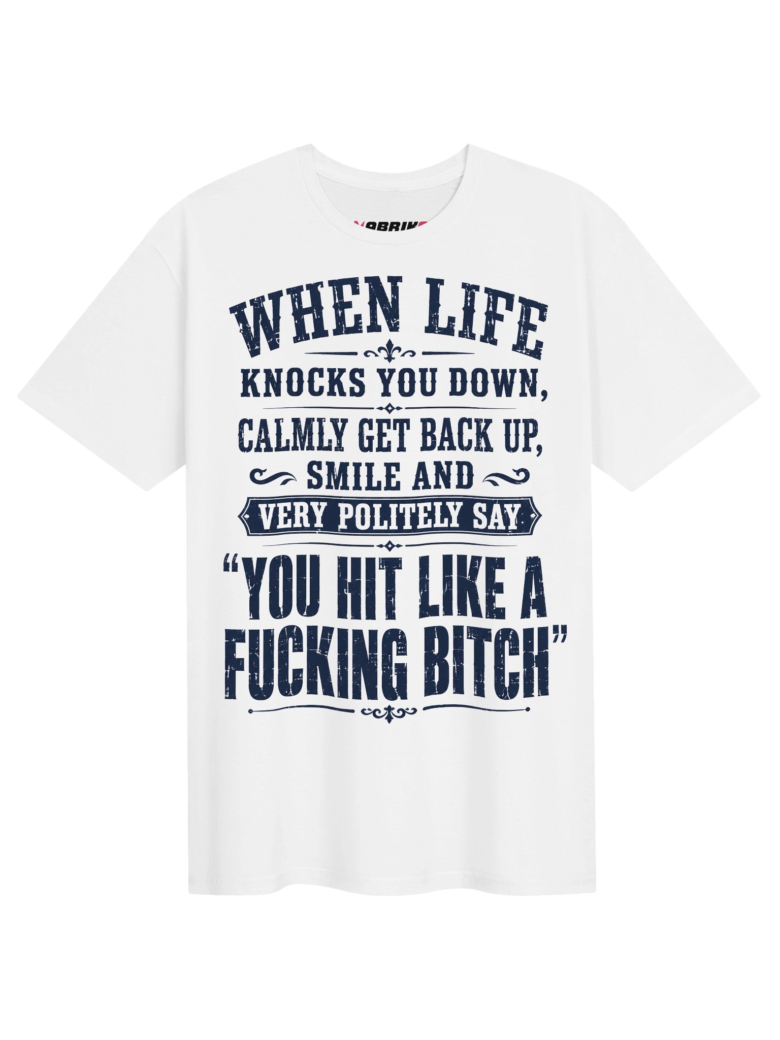You Hit Like A Bitch Funny T-Shirt product image (1)