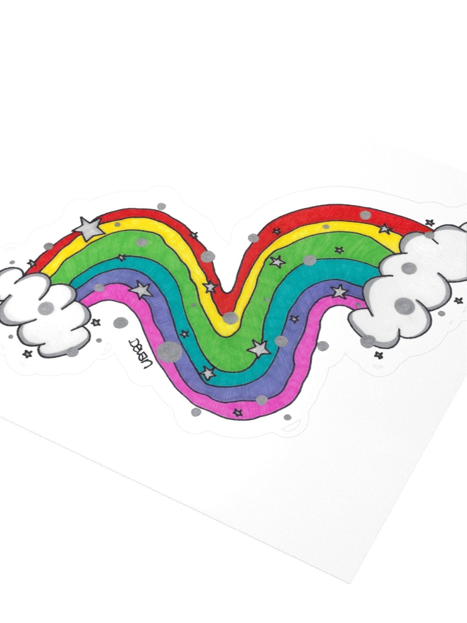 Rainbow Wiggle Sticker product image (3)