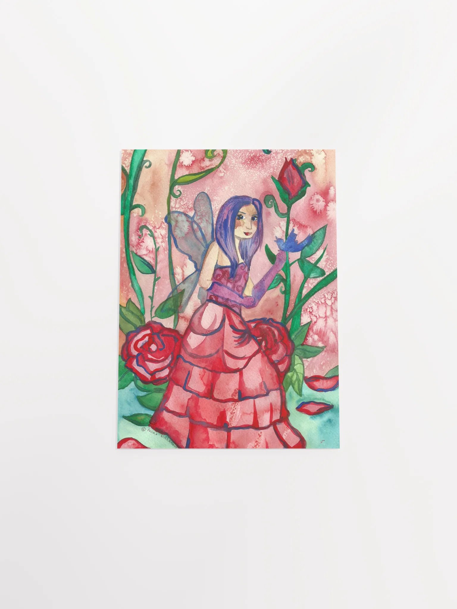 Fairy Of Roses Art Print product image (4)