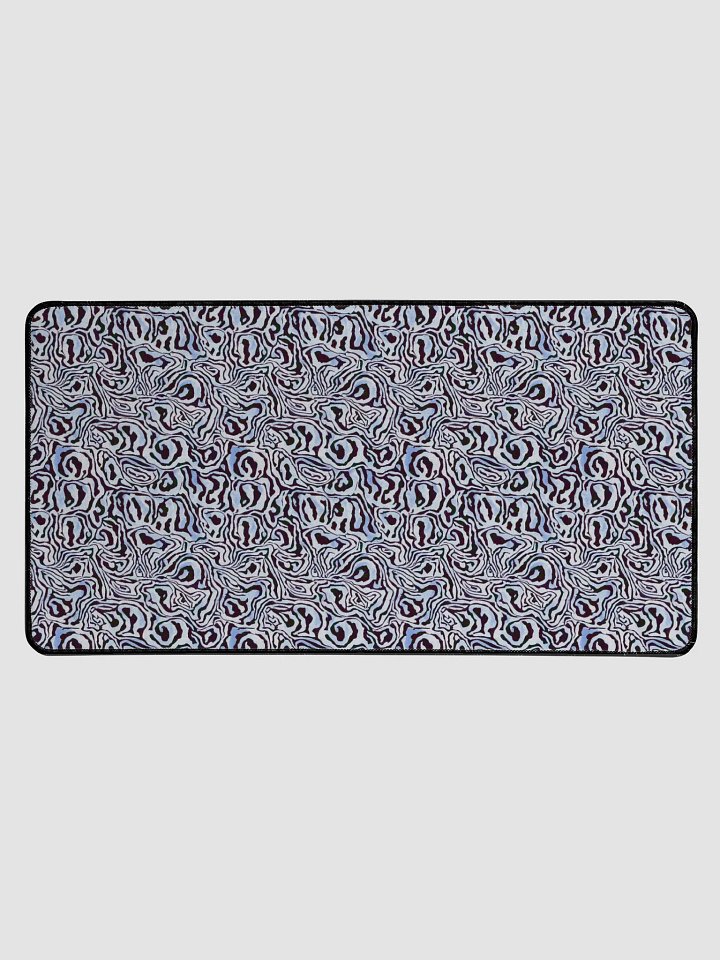 Blue Black Snake Pattern Desk Mat product image (1)