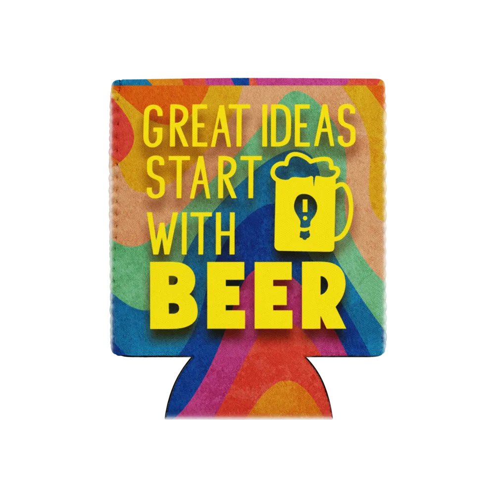 Great Ideas Start with Beer Can Cooler – Fun & Insulated Beer Lover Gift product image (5)