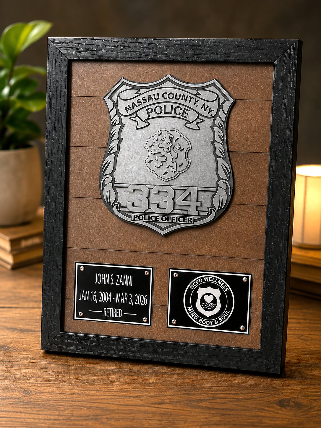 Custom 3D Retirement Badge Plaque product image (5)
