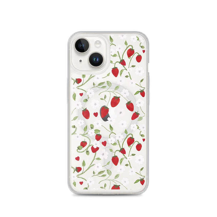 Strawberry Fields iPhone® MagSafe® Clear Case product image (4)