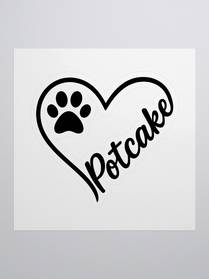Potcake Love Sticker product image (1)