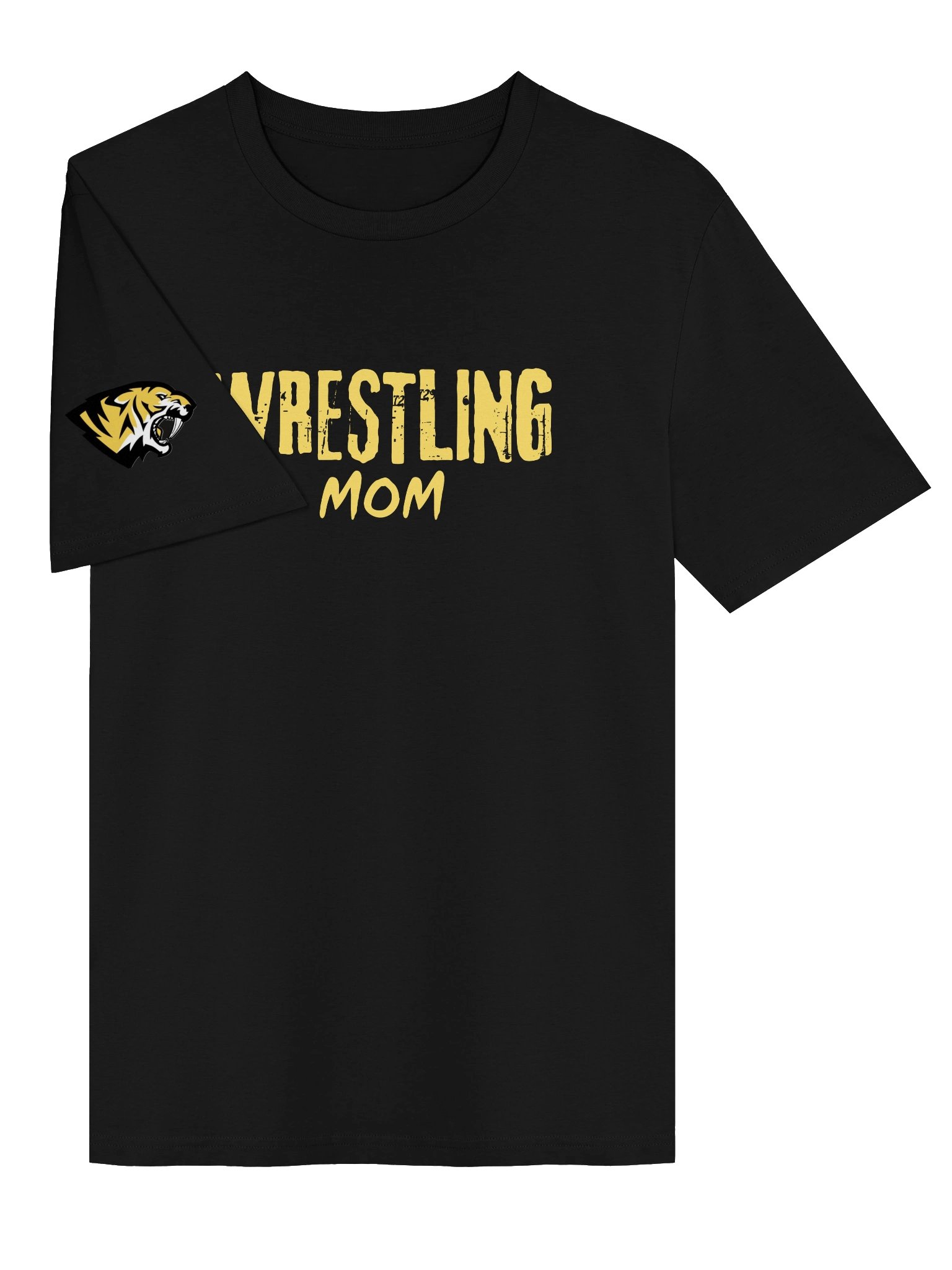 Wrestling Mom Yellow Graphic Tee product image (75)
