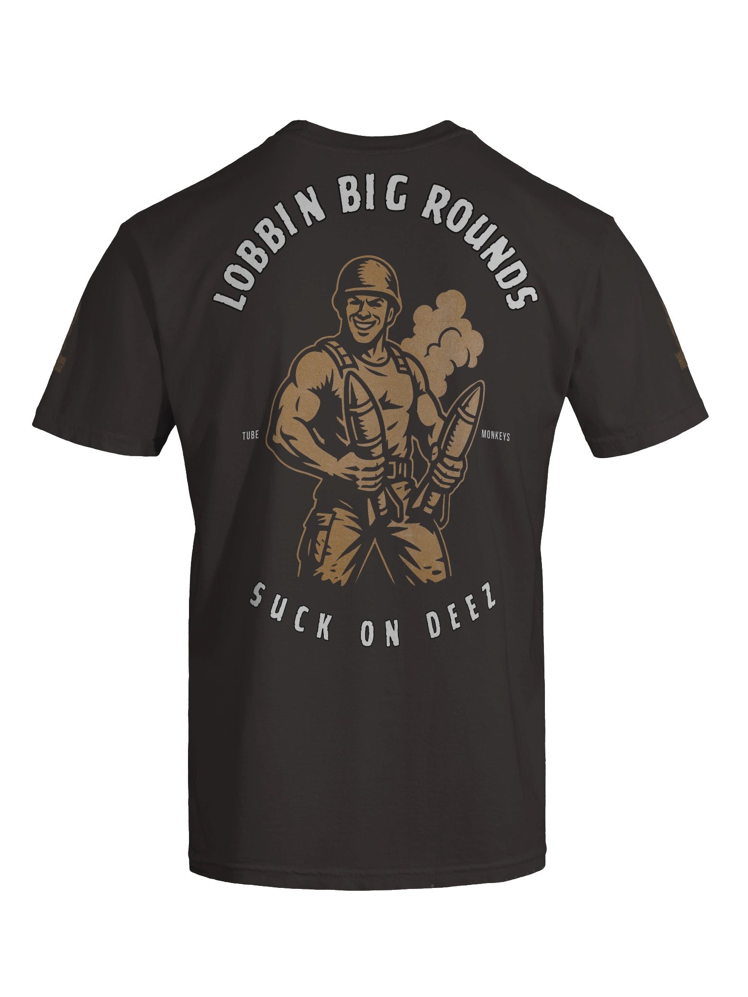 Tube Monkeys / Lobbin' Big Rounds Mortarman Tee product image (1)
